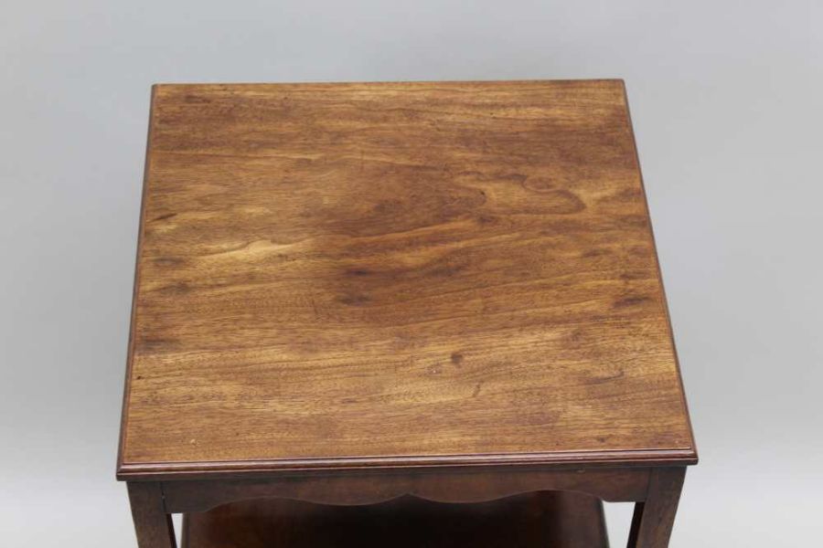A Georgian mahogany wash stand, plain with single drawer - Image 3 of 4
