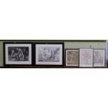 Two black & white Shakespearian limited edition prints by Anthony John