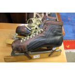 A pair of Fagan Swedish vintage ice skates