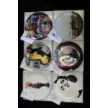 A collection of six Royal Doulton Nick Walker limited edition collector's plates, with contemporary