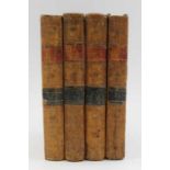 "The Rambler in four Volumes", the twelfth edition, London 1793, leather bound