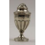 Rebecca Emes & Edward Barnard, a George III silver pepper, London 1813, 54g