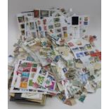 A large box, many hundreds of World stamps, a good sorter