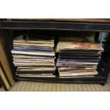 A quantity of LP records,