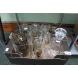 A box of glassware