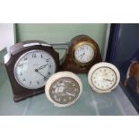 Four clocks various
