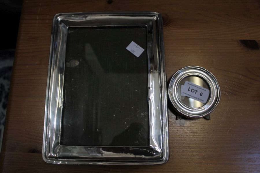 Two Silver photo frames