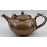 A Toff Millway Conderton pottery glazed stoneware teapot & cover