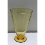 James Powell, Whitefriars large glass vase, 30cm high