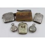 Alfred Wigley, A late Victorian silver sovereign case, interior with horseshoe fitting and coin effe