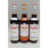 Pimm’s No. 1, 25%, 2 bottles Pimm’s No. 3 Winter, 25%, 1 bottle (3)
