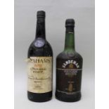 Grahams vintage 1975 together with a Sandeman Founders Reserve numbered bottle (2)