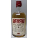 Macalister pure malt, 8 years old, 1 bottle