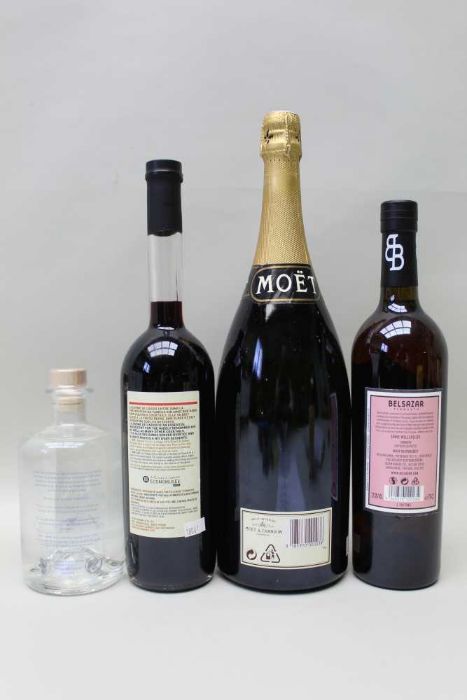 NV Moet et Chandon Champagne, 1 magnum Belsazar Rose, 1 bottle - Image 2 of 2