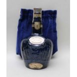 Chivas Brothers limed edition Blue ceramic flagon of Royal Salute 21 year old 70cl 40%Proof