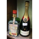 Bollinger Special Cuvee Champagne, 1 bottle / Bokma Friesche Genever, Leeuwarden, 1 litre bottle (2)