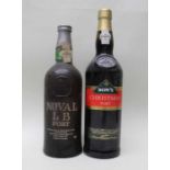 Noval LB Port, 75cl together with Dow's Christmas Port