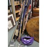 A selection of rods & reels
