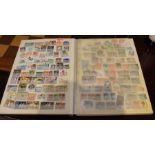 Large stockbook, hundreds of World stamps, good variety