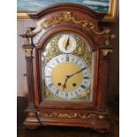 A good quality late 19th century bracket clock