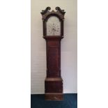 A George Felton Bridgnorth oak long cased clock.