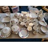 Approx 120 items of Adams dinner and tea ware in Old Colonial pattern including tureen, dinner