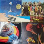 Collection of original LP records The Beatles, Paul McCartney, Michael Jackson, ELO, Mike