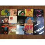 Fifteen various LP records to include Jefferson Starship, Boston, Chicago Transit Authority, Fill