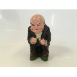 A World War Two, Nazi propaganda money box caricature of Sir Winston Churchill BOOK A VIEWING TIME