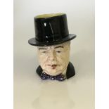 Royal Winton Grimwades character jug of Winston Churchill, “Man of the Year”. BOOK A VIEWING TIME