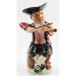 A Kevin Francis Ceramics Toby Jug depicting Sir Winston Churchill playing the violin, approx