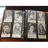 Collection of photograph cards of TV personalities incl. Coronation Street & Emmerdale Farm - many