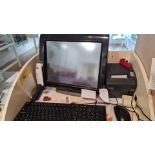 A computer terminal with Epson receipt printer. BOOK A VIEWING TIME SLOT ON OUR WEBSITE FOR THIS