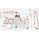 Various necklaces and bracelets. BOOK A VIEWING TIME SLOT ON OUR WEBSITE FOR THIS LOT. IMPORTANT: