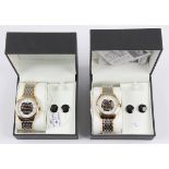 ROTARY. Two Rotary gents automatic skeleton wrist watches. GB00162/02. (Boxed) BOOK A VIEWING TIME