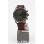 DIESEL. Diesel 5-bar gents wrist watch. DZ4210. RRP £259. (Boxed) BOOK A VIEWING TIME SLOT ON OUR