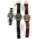 Three BERING wrist watches. (Boxed) BOOK A VIEWING TIME SLOT ON OUR WEBSITE FOR THIS LOT. IMPORTANT: