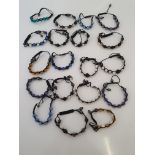 Approx. 19 bracelets. IMPORTANT: Bidding via the-saleroom.com ONLY. In-person collection available