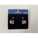 SWAROVSKI. A pair of Swarovski earrings boxed 5358058 IMPORTANT: Bidding via the-saleroom.com