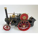 A DRM steam engine model in black
