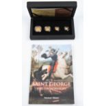 A 2021 George and the Dragon 200th Anniversary gold sovereign prestige set, comprising a