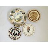 A collection of approx 33 Sir Winston Churchill plates.