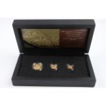 A 2021 George and the Dragon 200th Anniversary gold sovereign fractional set, comprising a half