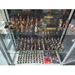 A collection of approximately one hundred and seventy seven Del Prado toy soldiers to include four