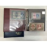 ‘The Hendon Album’, two albums containing world bank notes from the 1930s to the 1980s