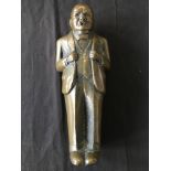 A bronze figurine of Sir Winston Churchill