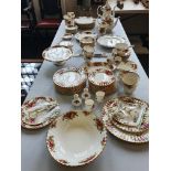 Approx 70 piece Royal Albert Old Country Rose tea/dinner set.