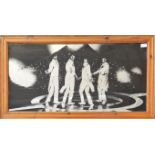An Aspell Saggers & Co Ltd 76 The Beatles wall mirror.
