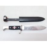 A Hitler Youth Style Knife, "RZ M 7/2" No condition report on this lot, Please View.