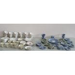 A collection of ceramics to include Wedgwood pieces, plates, cups, vases etc.
